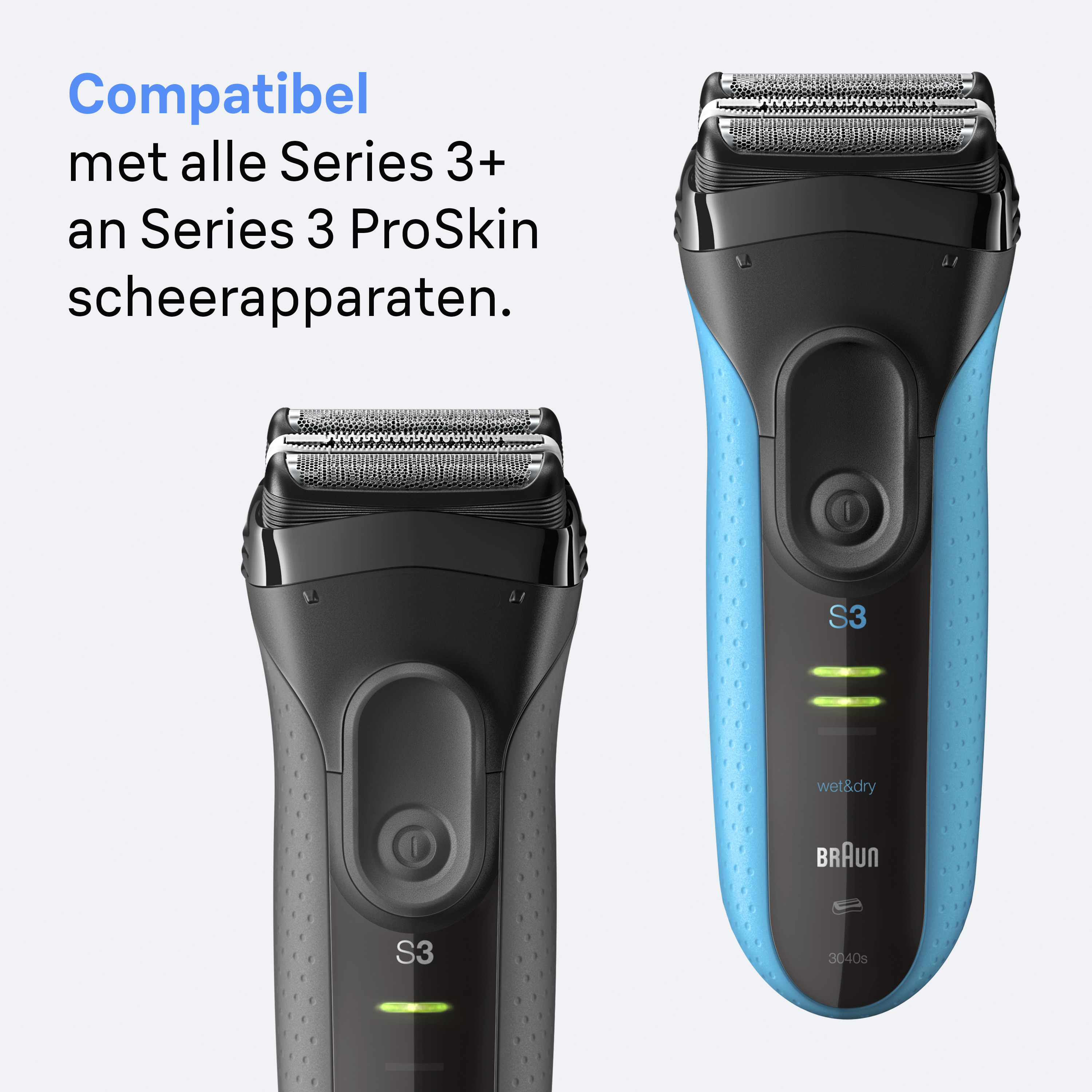 Braun Series 3+ Elektrisch Scheerapparaat ORIGINELE Vervangingskop, 32B