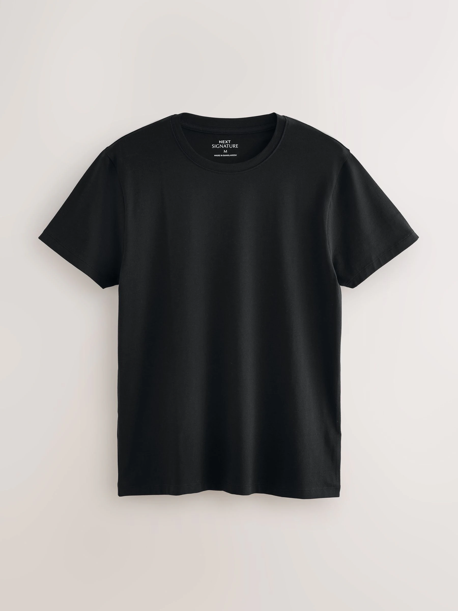 Zwart - Verpakking van 2 - Comfort T-shirt