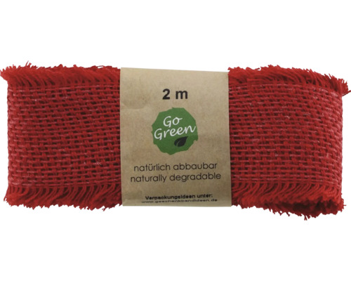 Cadeaulint 2 m 40 mm rood