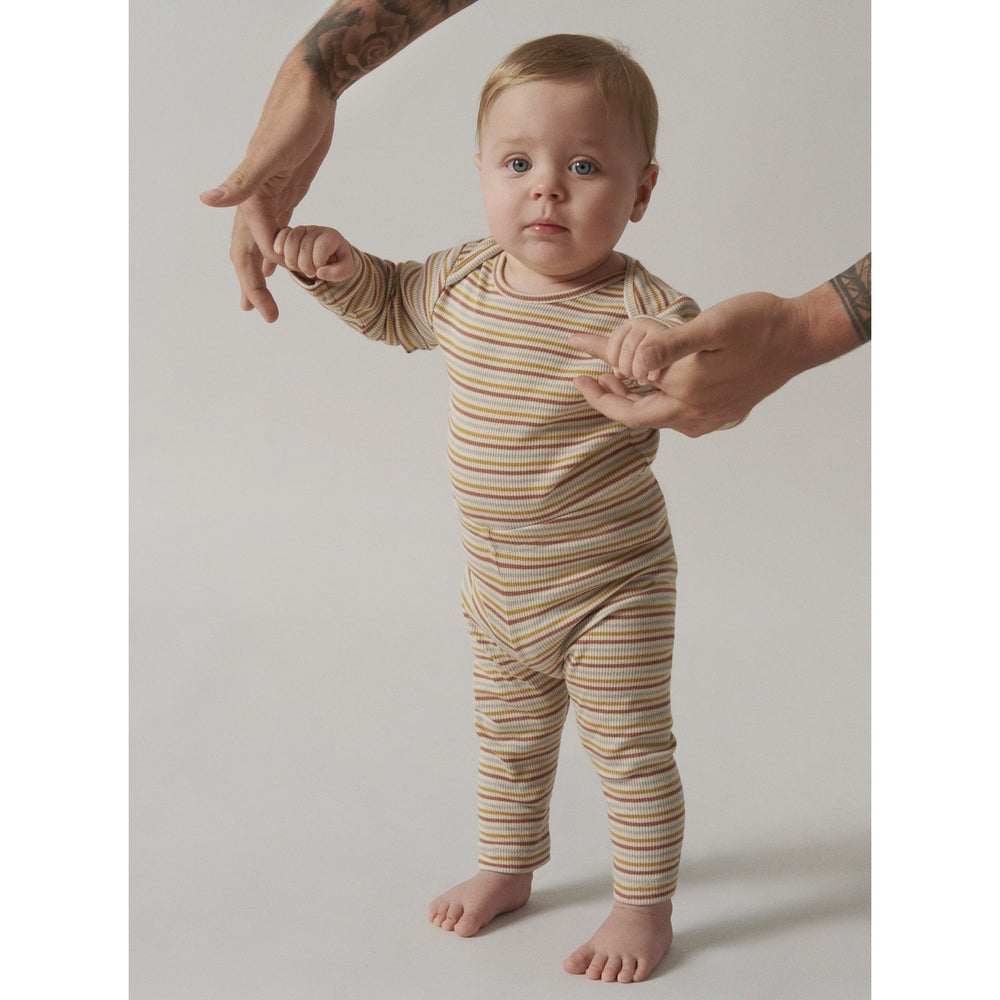 Køb MarMar Modal Rib Autumn Stripe Mix Leg Leggings