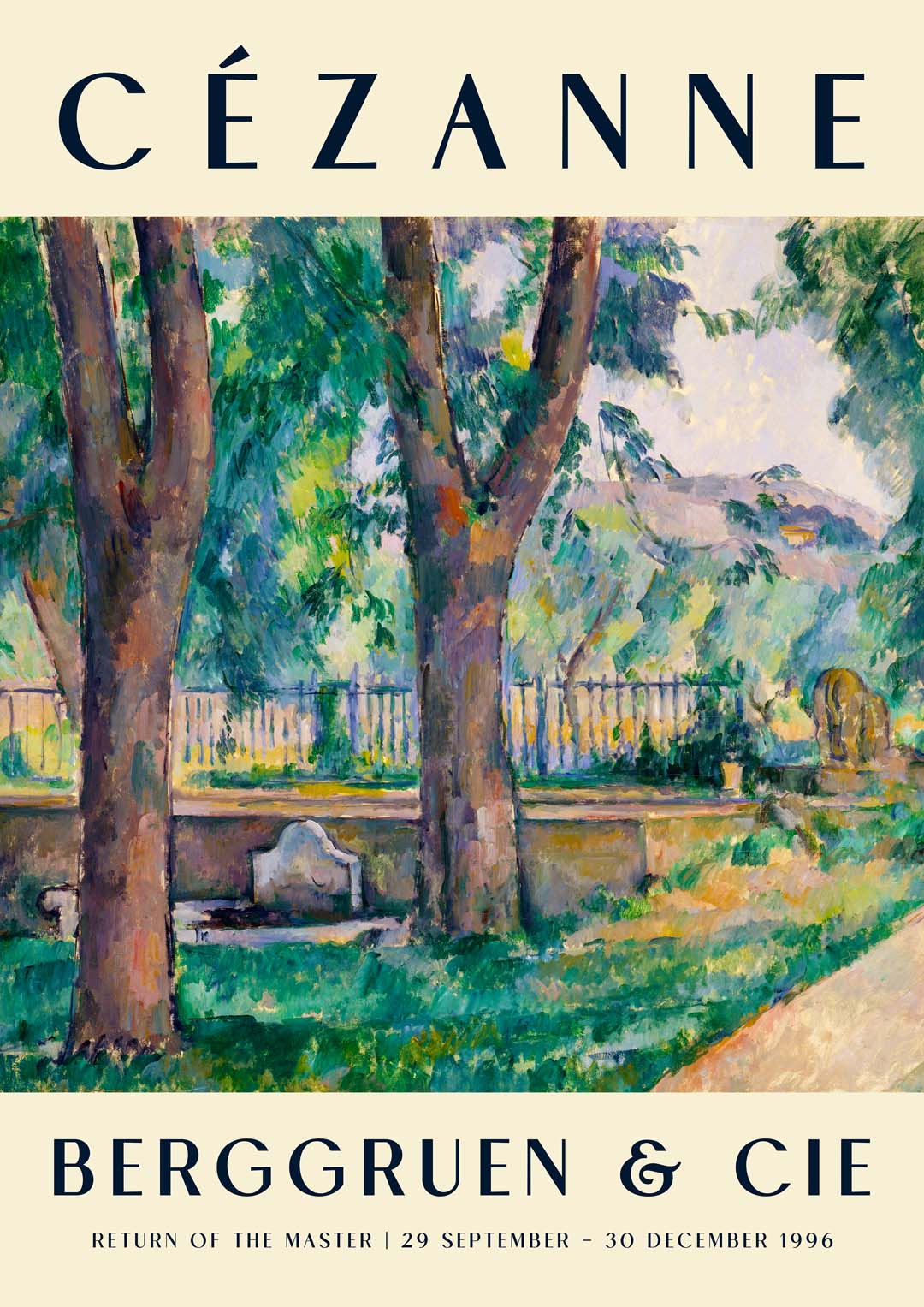 Die Pool-Kunstausstellung von Paul Cézanne