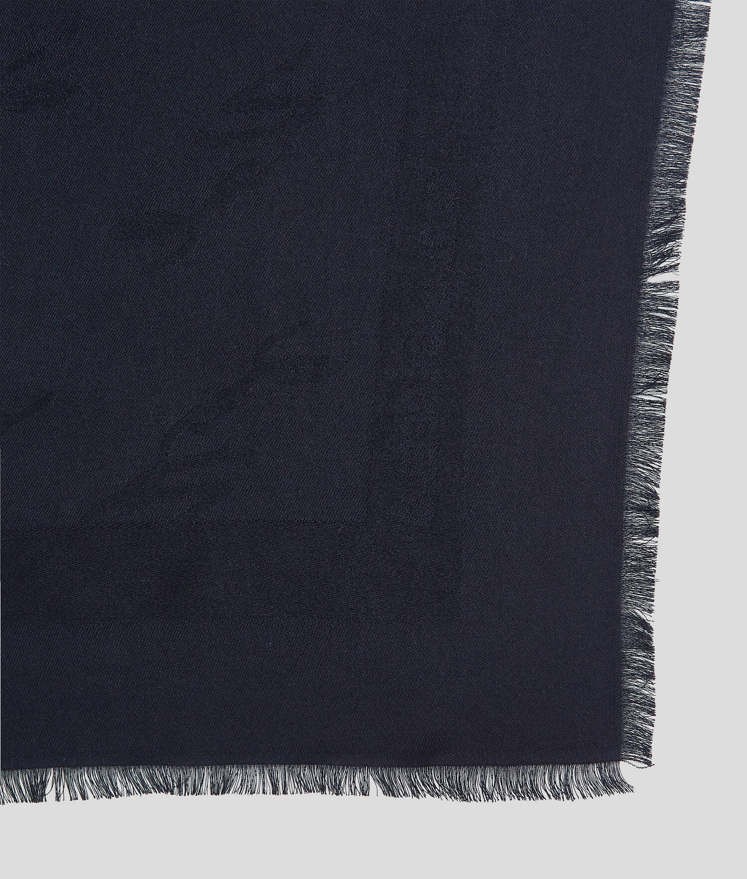 ÉCHARPE EN JACQUARD K/SIGNATURE - Noir