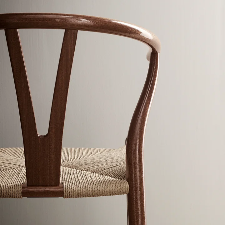 Carl Hansen - CH24 Wishbone Chair, Eiche geseift / Naturgeflecht