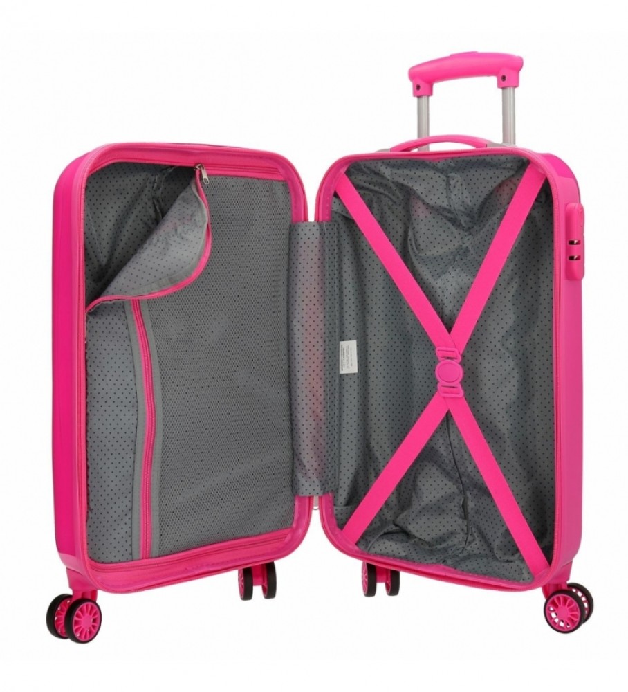 Joumma Bags Maleta de cabine rgida Sparkle Fucsia -36x55x20cm-