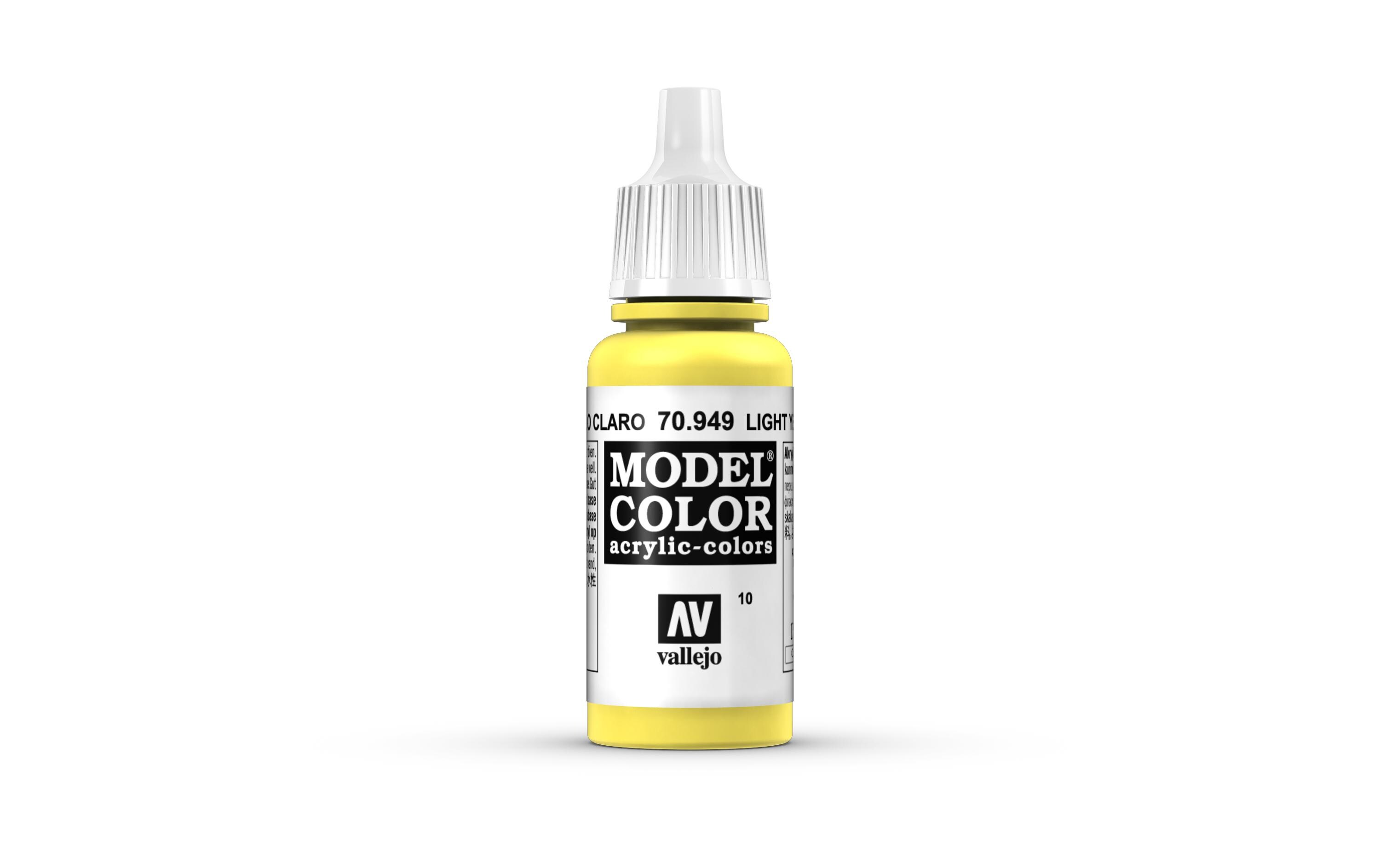 Acrylfarbe Matt, Hellgelb 17 mlModel Color Light Yellow
