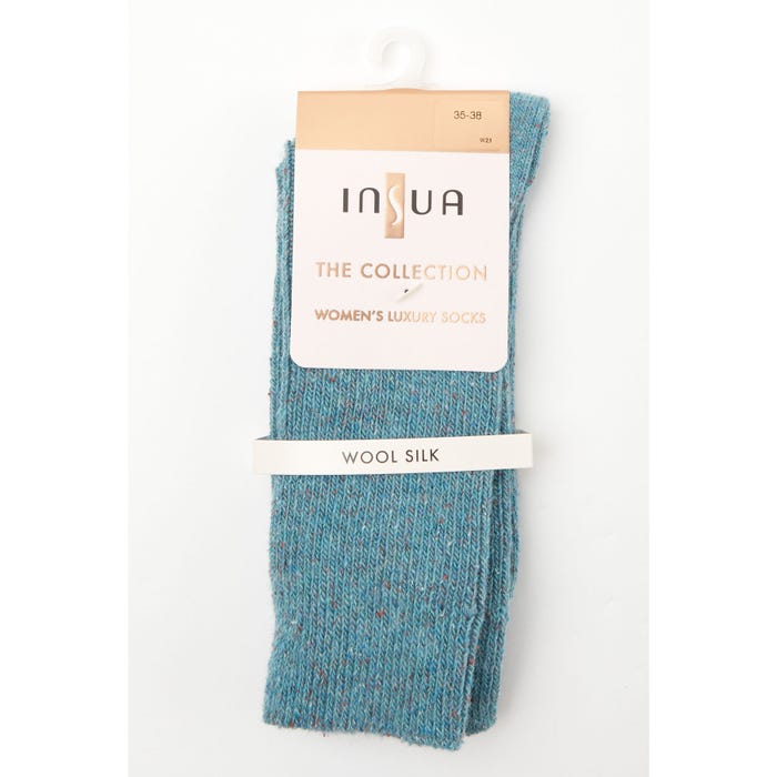 inSua THE COLLECTION-Sokken effen wool silk - InSua The Collection