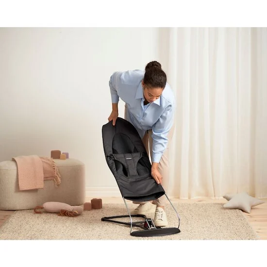 Transat Balance Soft Tri-Fab   Anthracite        de               BabyBjörn