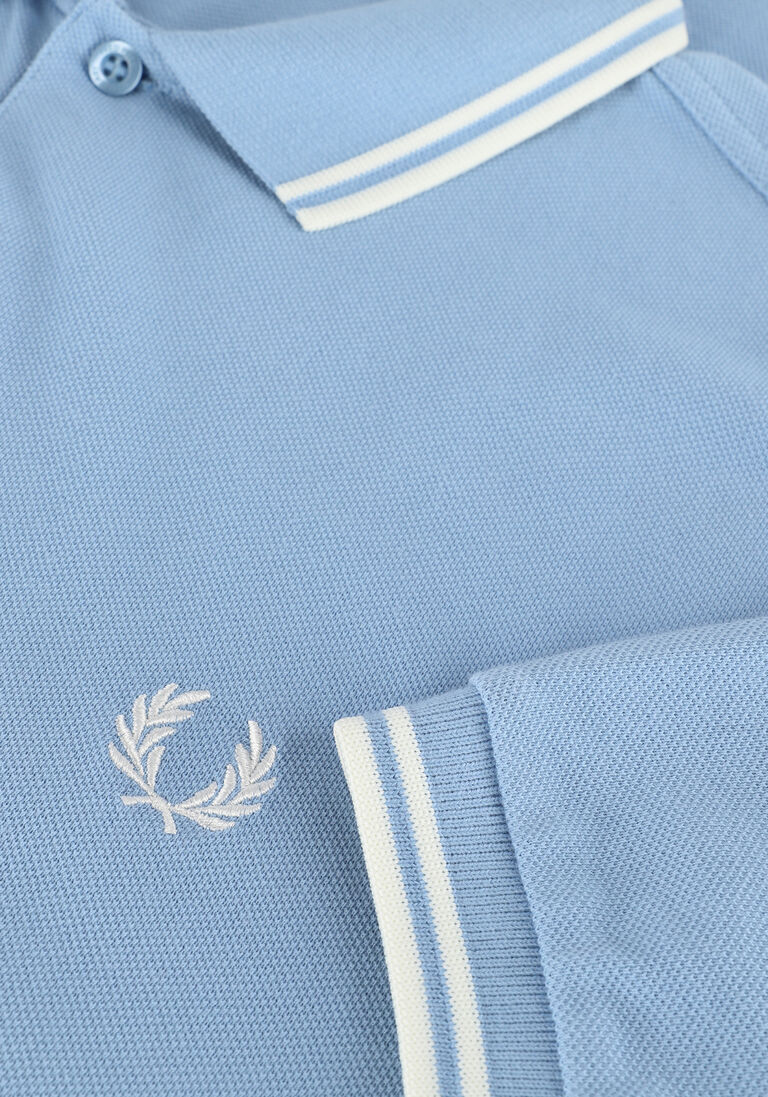 FRED PERRY lichtblauwe fred perry polo twin tipped fred perry shirt