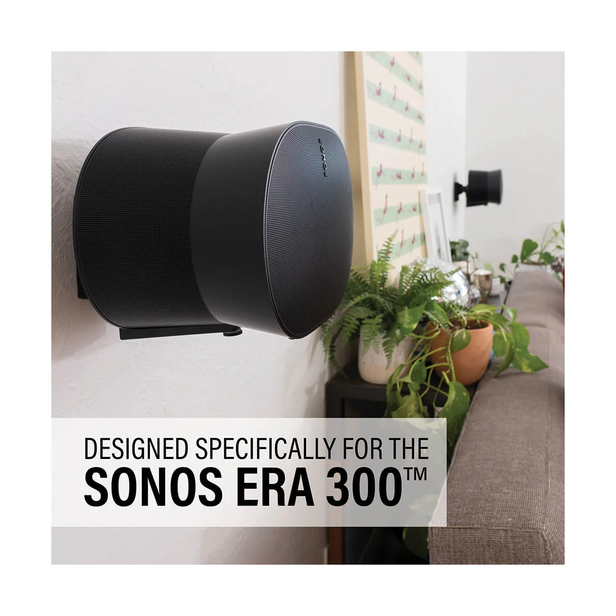SANUS Wall Mount for Sonos ERA300 Single Black