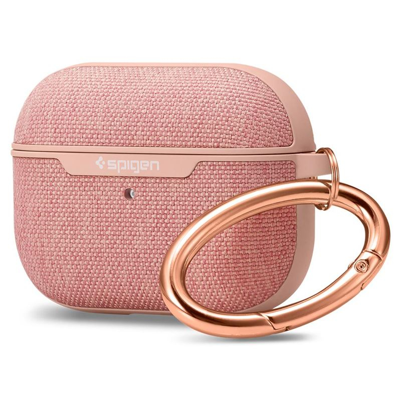 AirPods Pro Urban Fit Hardcase Schutzhülle Abdeckung mit Schlüsselring (ASD00575) - Roségold