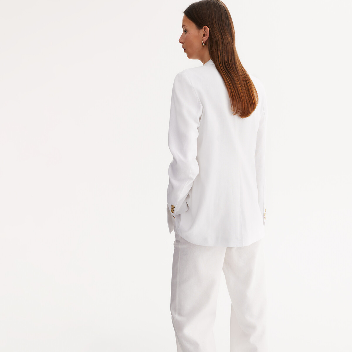 ANNE WEYBURN<br>Camisa de força, linho misto