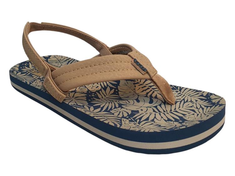 Reef Little AHI blauw beige bloemen
