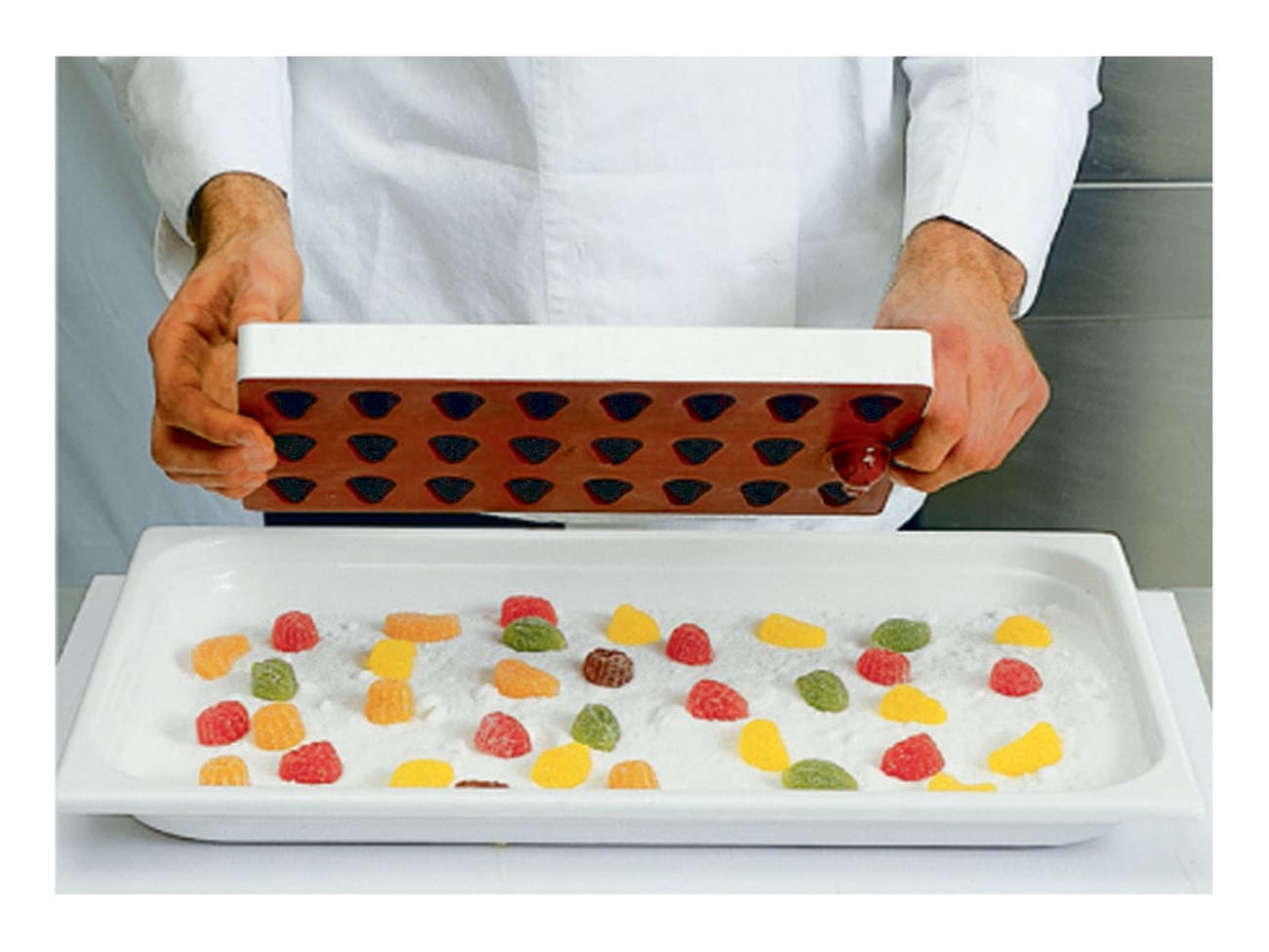 Moule à pâte de fruit - forme pêche - Martellato