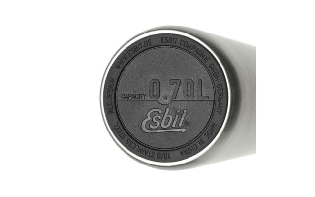 Esbit Majoris Edelstahl Isolierflasche schwarz