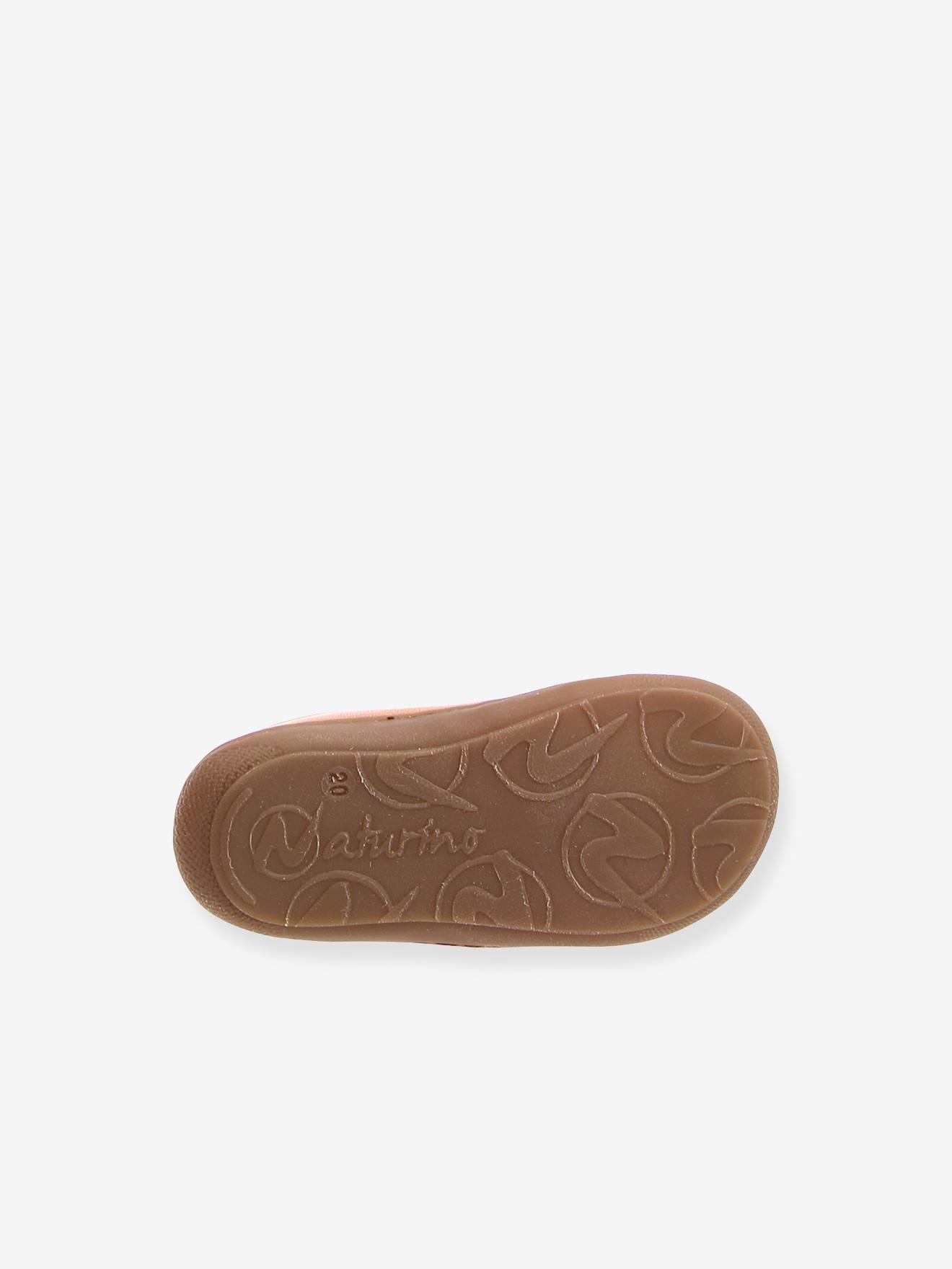 Sapatinhos Cocoon NATURINO® para Bebê - Primeiros Passos - Azul Escuro Liso