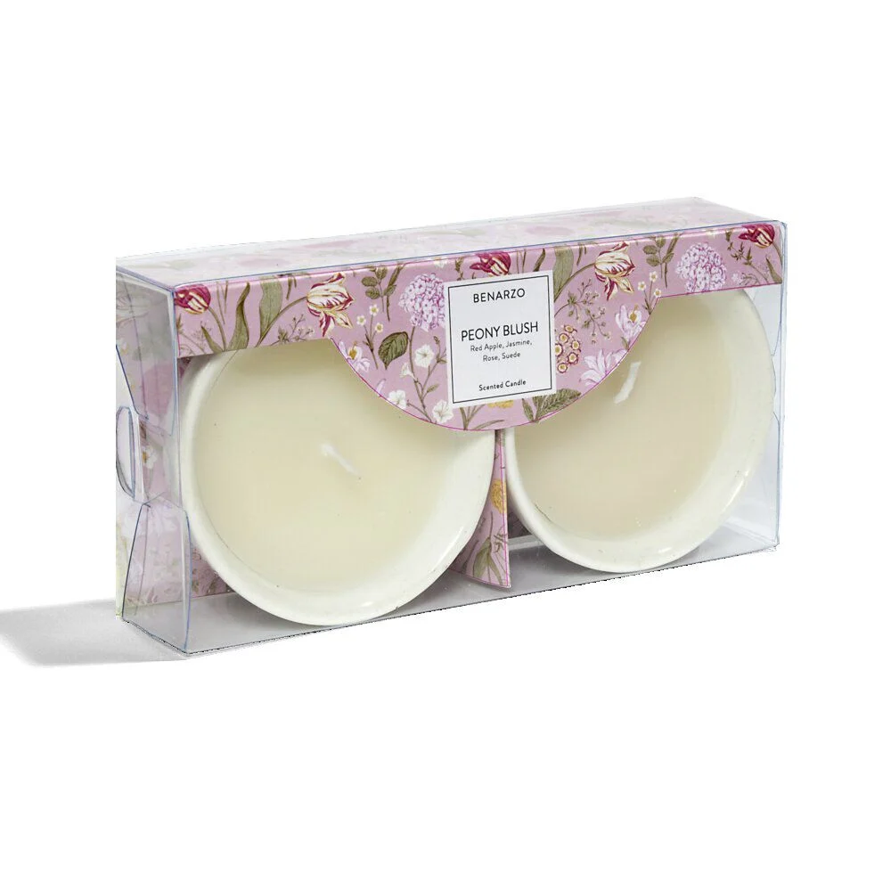 Lot de 2 bougies parfumées 5H dans bol - 3 modèles