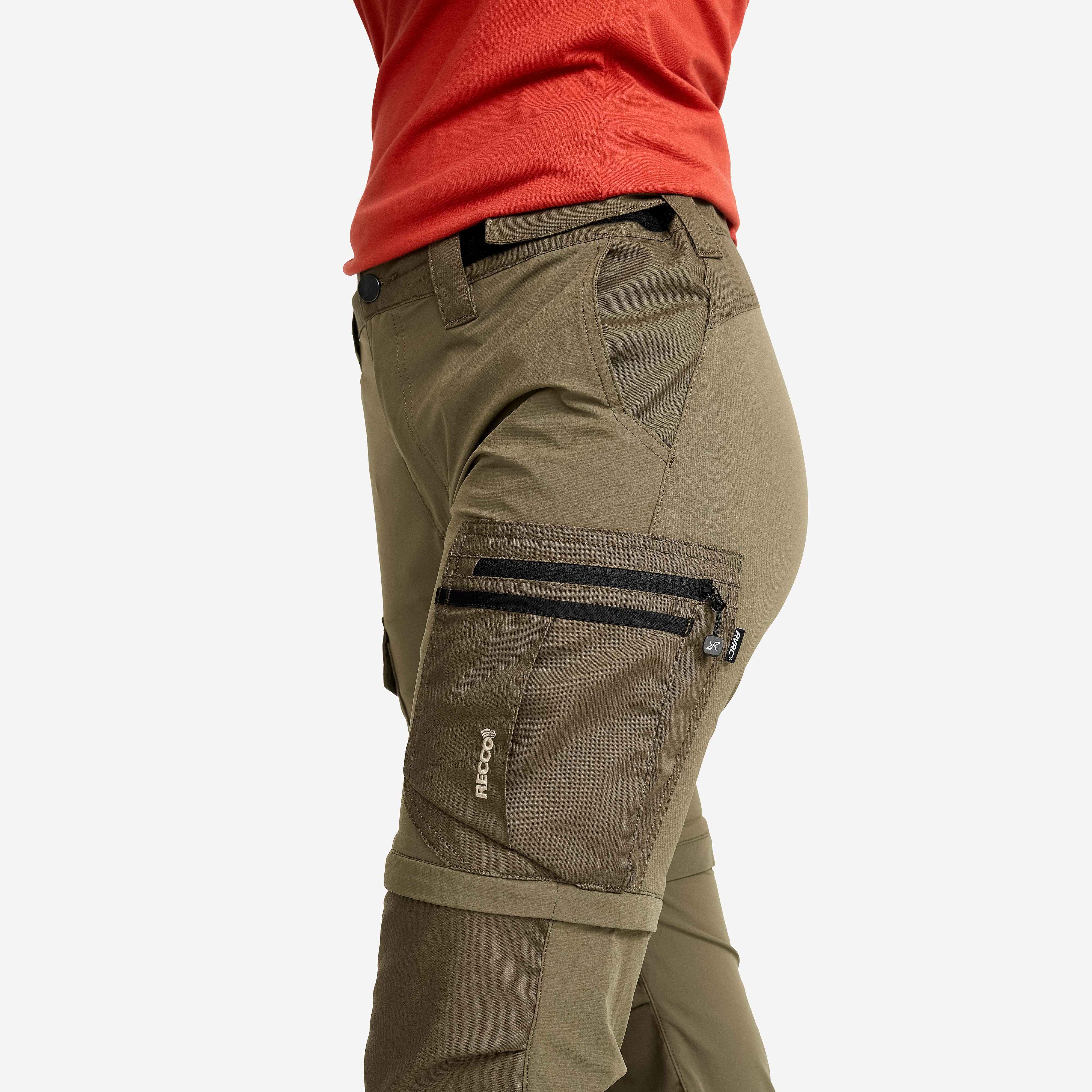 Rambler Lightweight Zip-off Pants Dame Light Moss Gray
