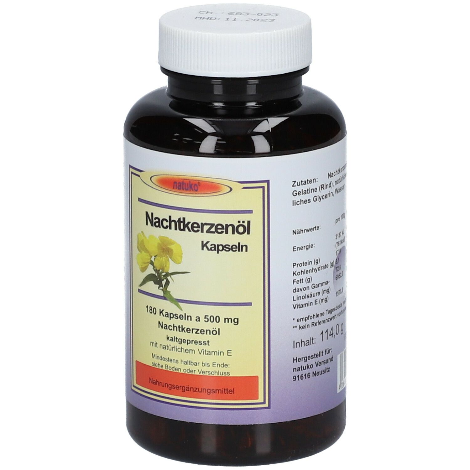 natuko® Nachtkerzenöl 500 mg