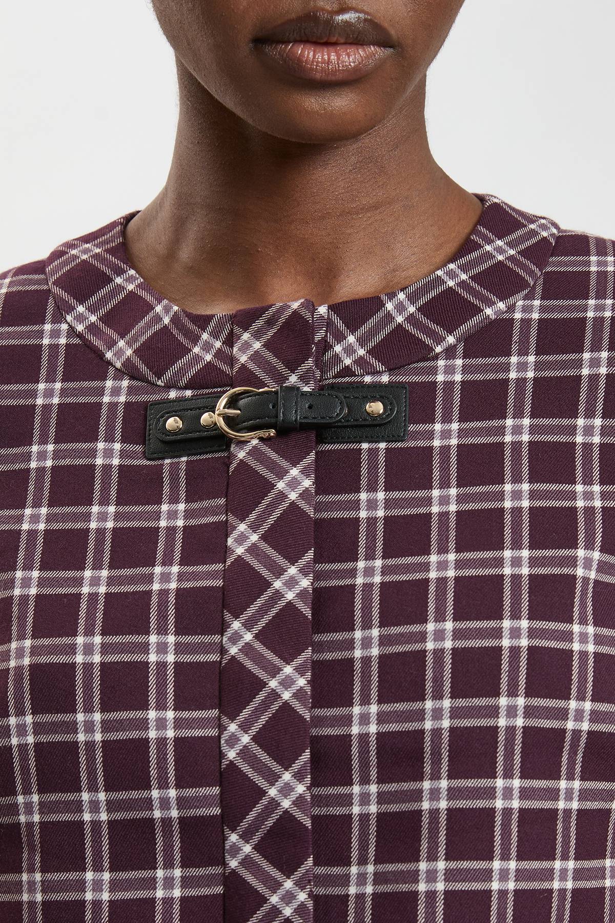 KarenMillen Veste Tailleur À Finitions Contrastées À Carreaux
