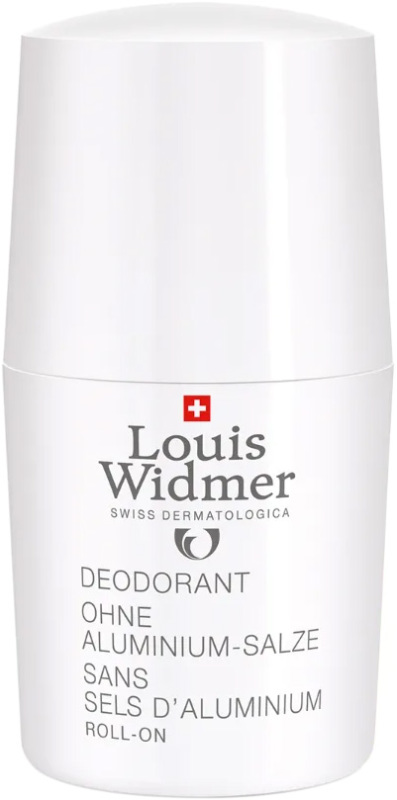 Louis Widmer Deodorant zonder Aluminiumzouten Roll-on Ongeparfumeerd 50ml