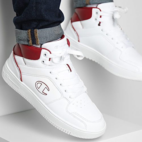 Baskets Montantes Rebound 2.0 Mid S21907 White Red