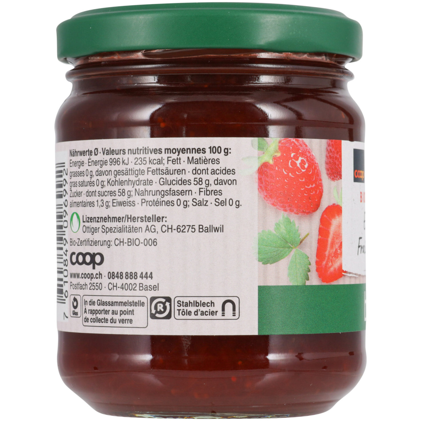 Naturaplan Bio Konfitüre Erdbeer