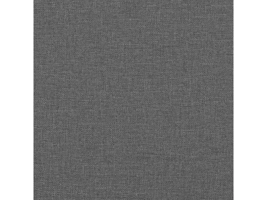 Canapé Chesterfield 3 places gris foncé tissu