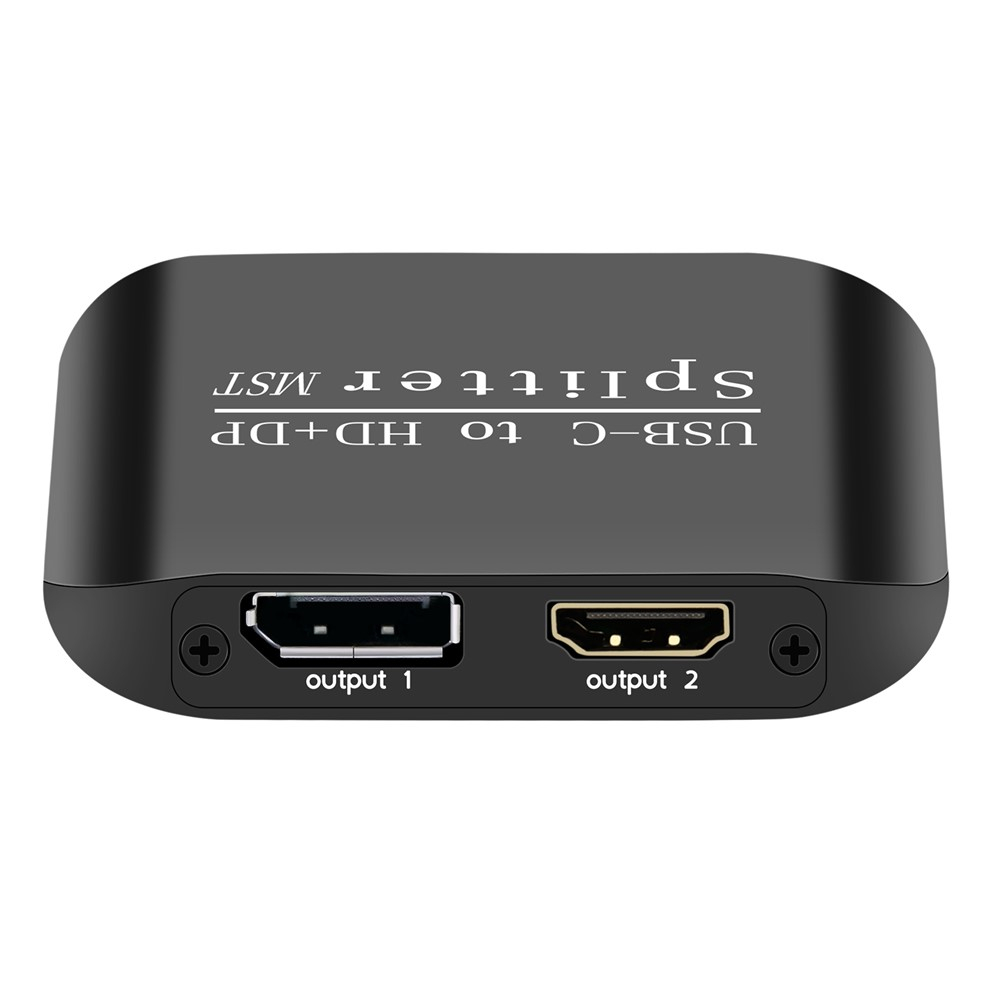 2-fach HDMI 4K Splitter Umschaltbox 1 x Input / 2 x Output - Schwarz