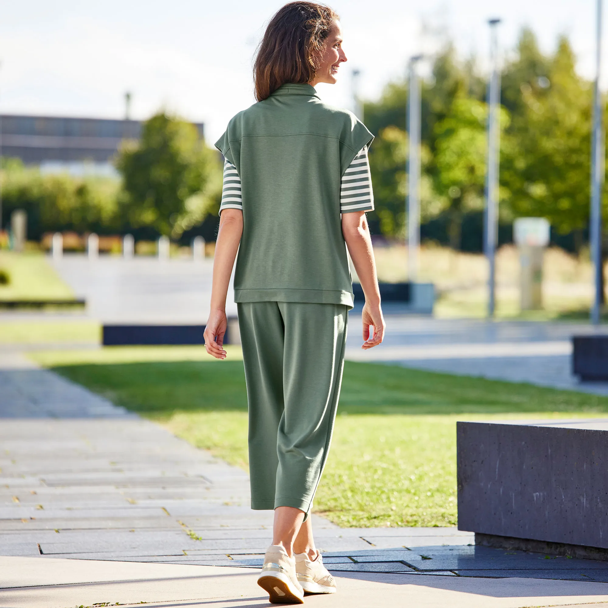 Damen-Culotte mit schickem Bund