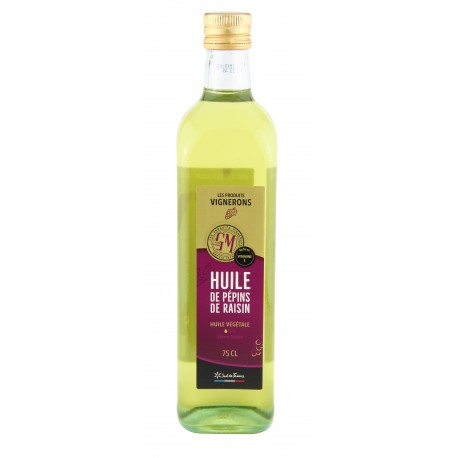 Huile de Pépins de Raisin - Les Produits Vignerons - 0.75L