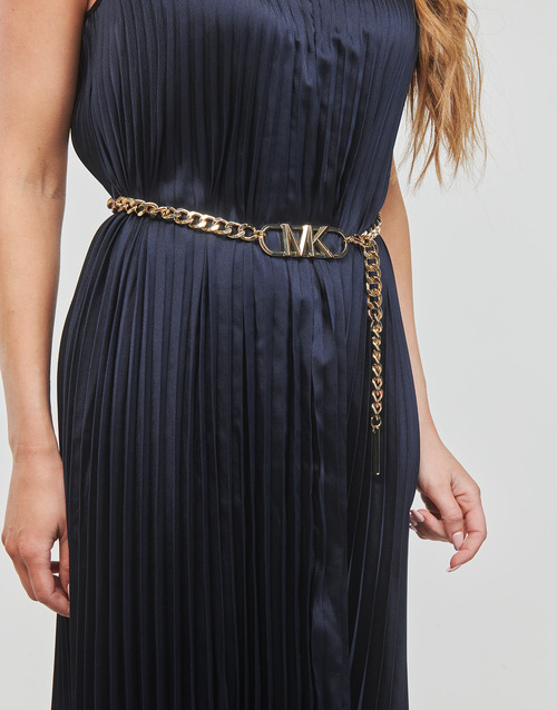 MICHAEL Michael Kors - PLEATED SLIP MIDI DRESS Marino