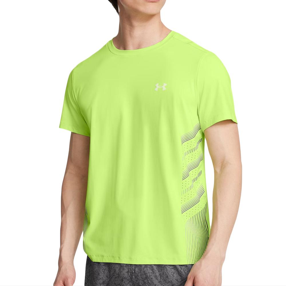 Under Armour T-shirt Jaune Homme Under Armour Launch Elite