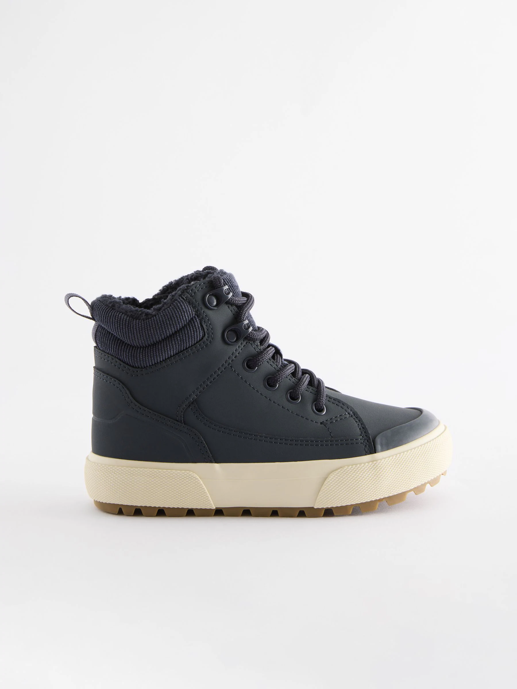 Marineblauw - Warm gevoerde hoge boots