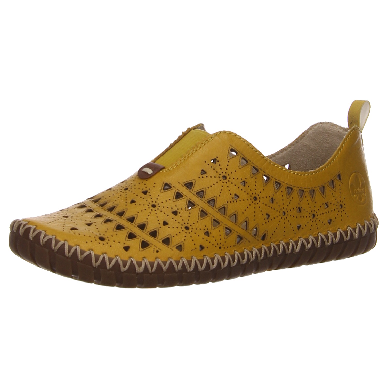 Rieker Slipper gelb gelb/orange
