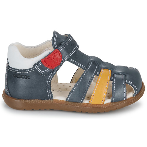 Geox - B SANDAL MACCHIA BOY - Bleu / Jaune