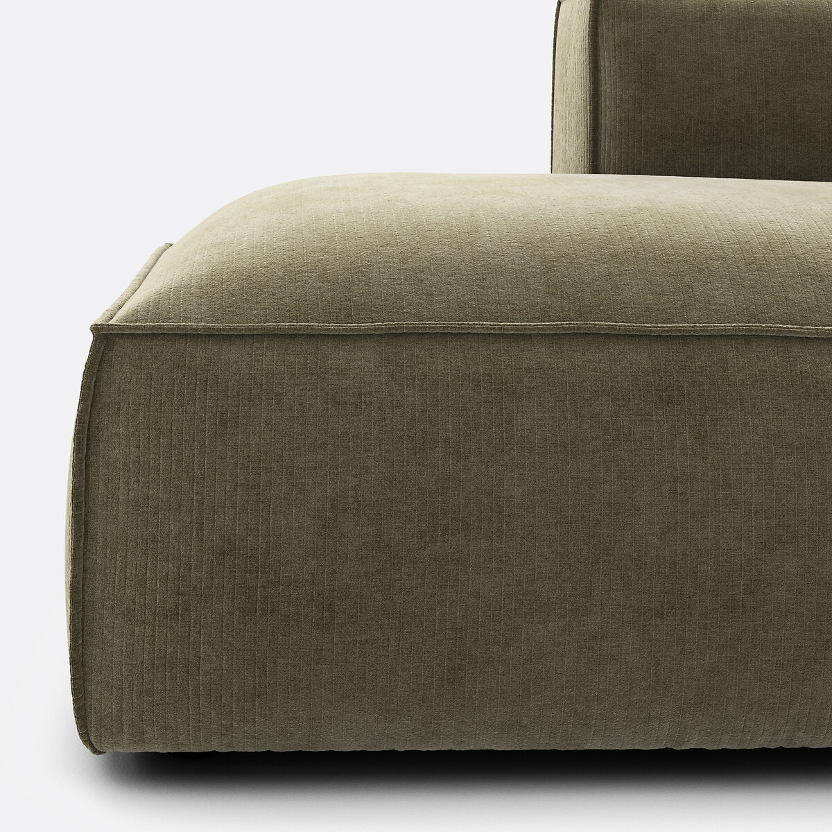 LA REDOUTE INTERIEURS<br>Sofá retangular em veludo vintage Seven