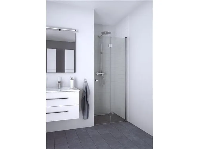 Dansani B101-01 Match B-foldedør 97-99 cm satin/klar
