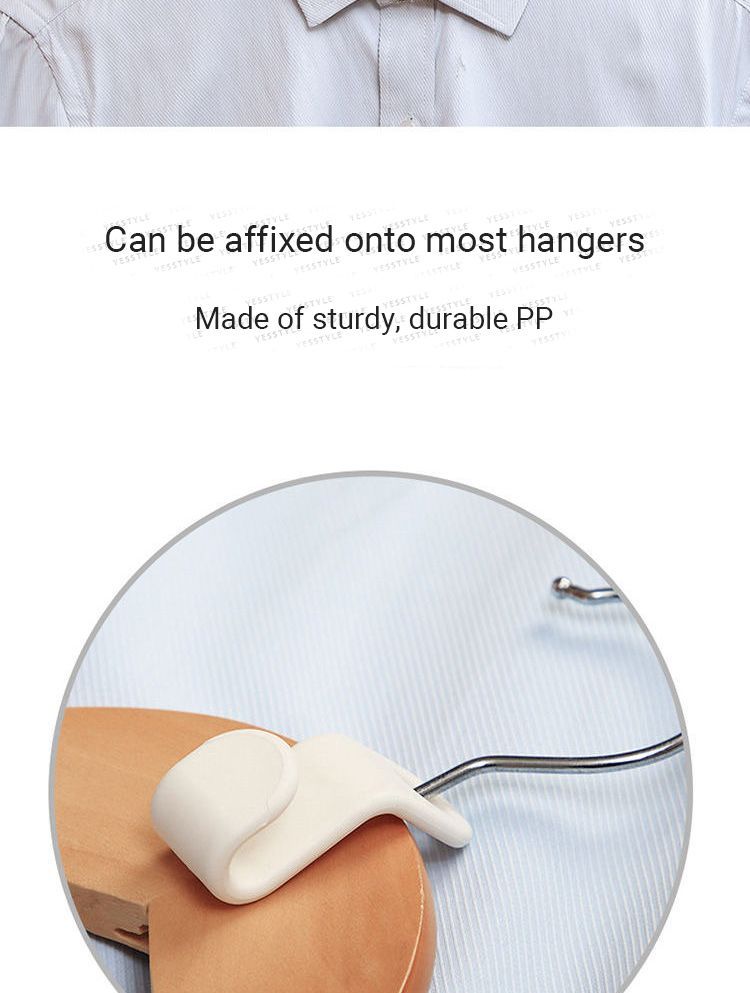 Yulu - Set van 6: Ruimtebesparende hangerhaken