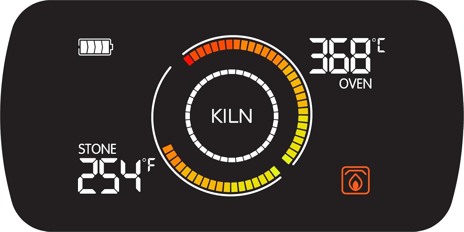 Everdure KILN DR Digitaldisplay 2 Brenner Pizzaofen (Mat Black)
