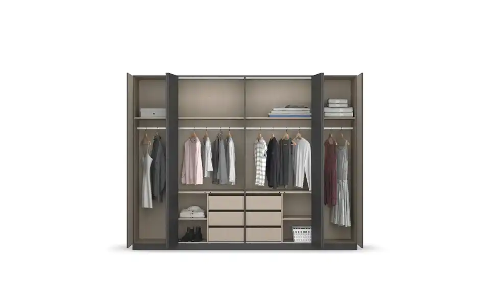 Falttürenschrank 6 Stück 271 cm