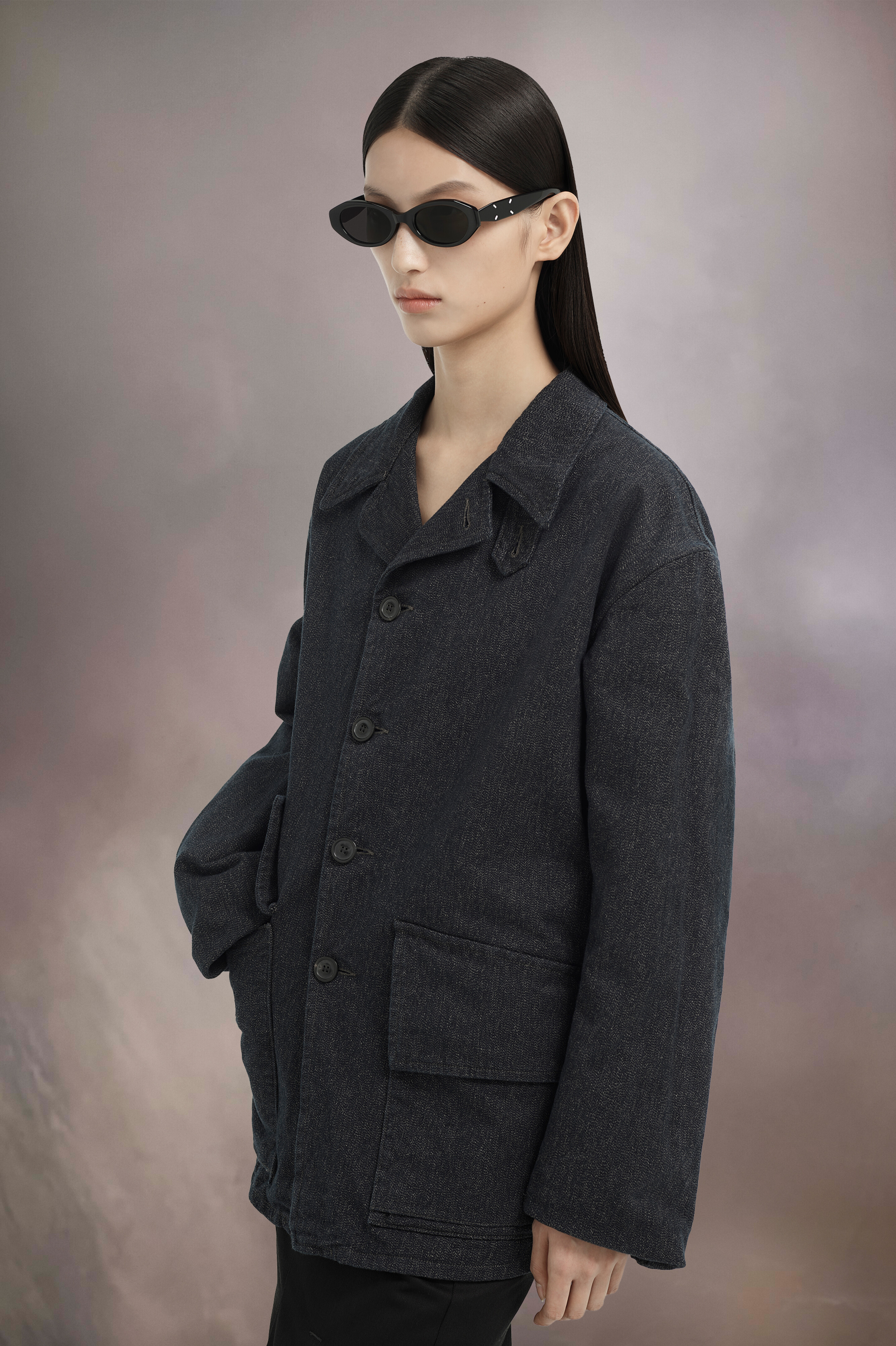 Lunettes de soleil carrées noires x Gentle Monster​