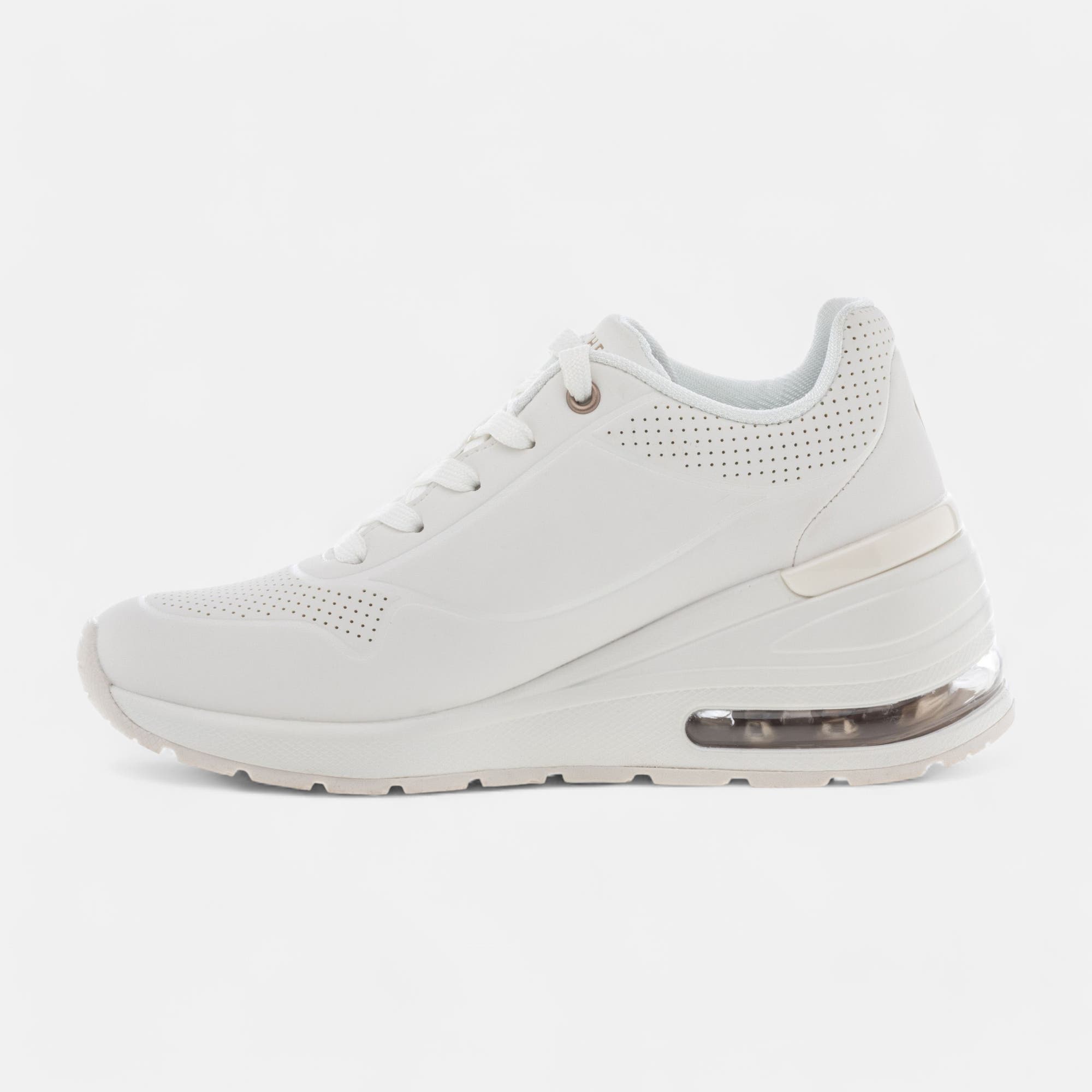 Sneakers à talon compensé Femme blanc