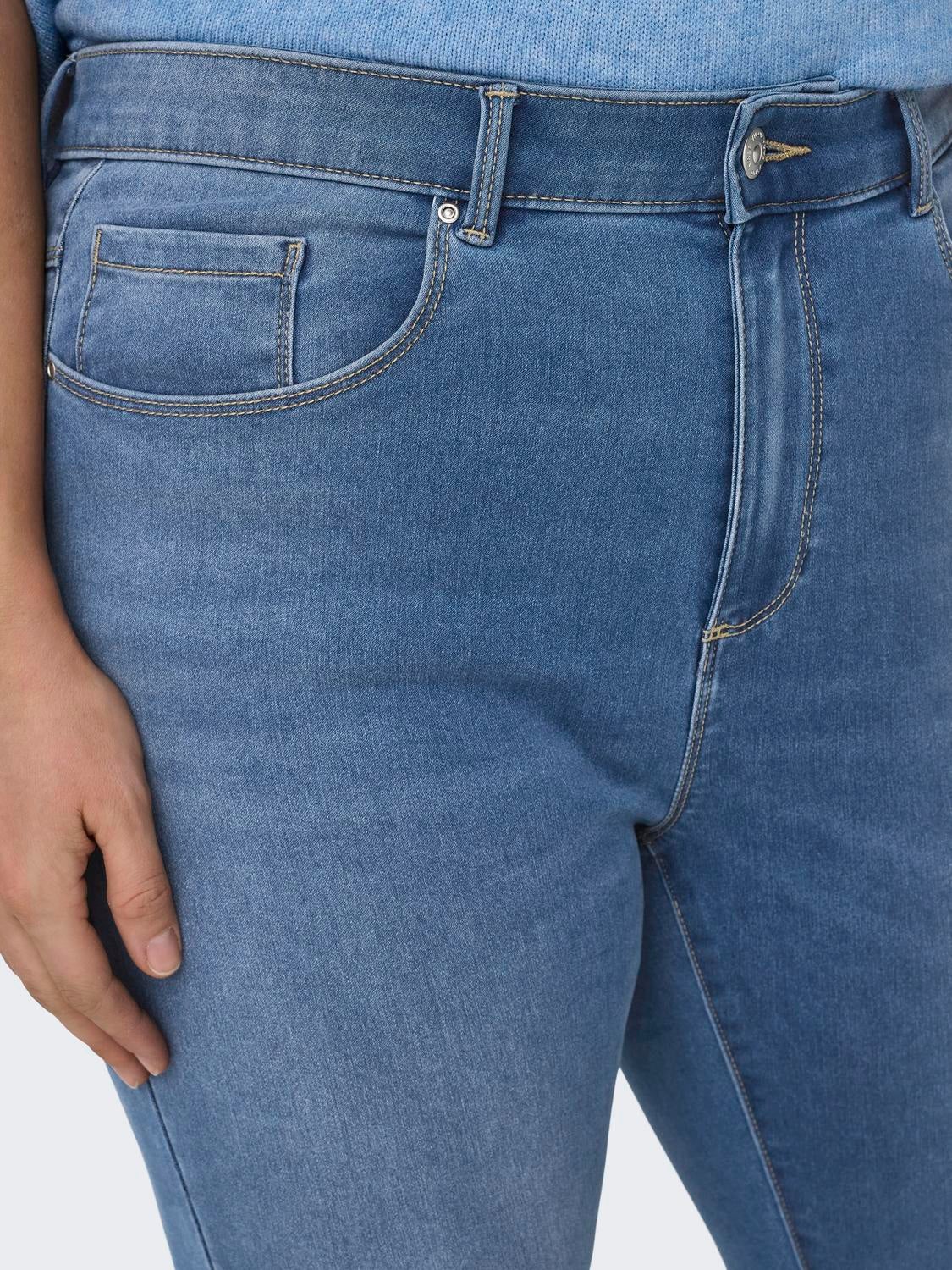 CARAUGUSTA Hohe Taille Skinny Fit Jeans Light Blue Denim