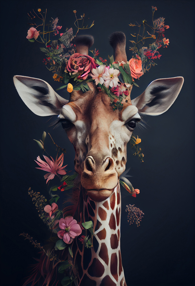 Akustikbild AFRICA FLOWER 80x120cm, 6kg