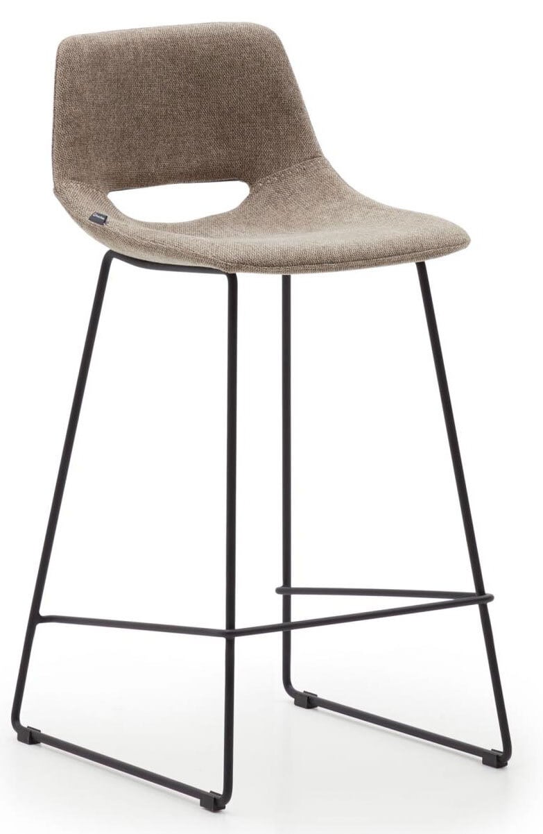 Kave Home Barhocker ZIGGY 2er Set braun