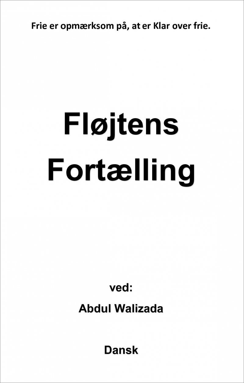 Fløjtens Fortælling - Abdul Mohammad Walizada - Bog