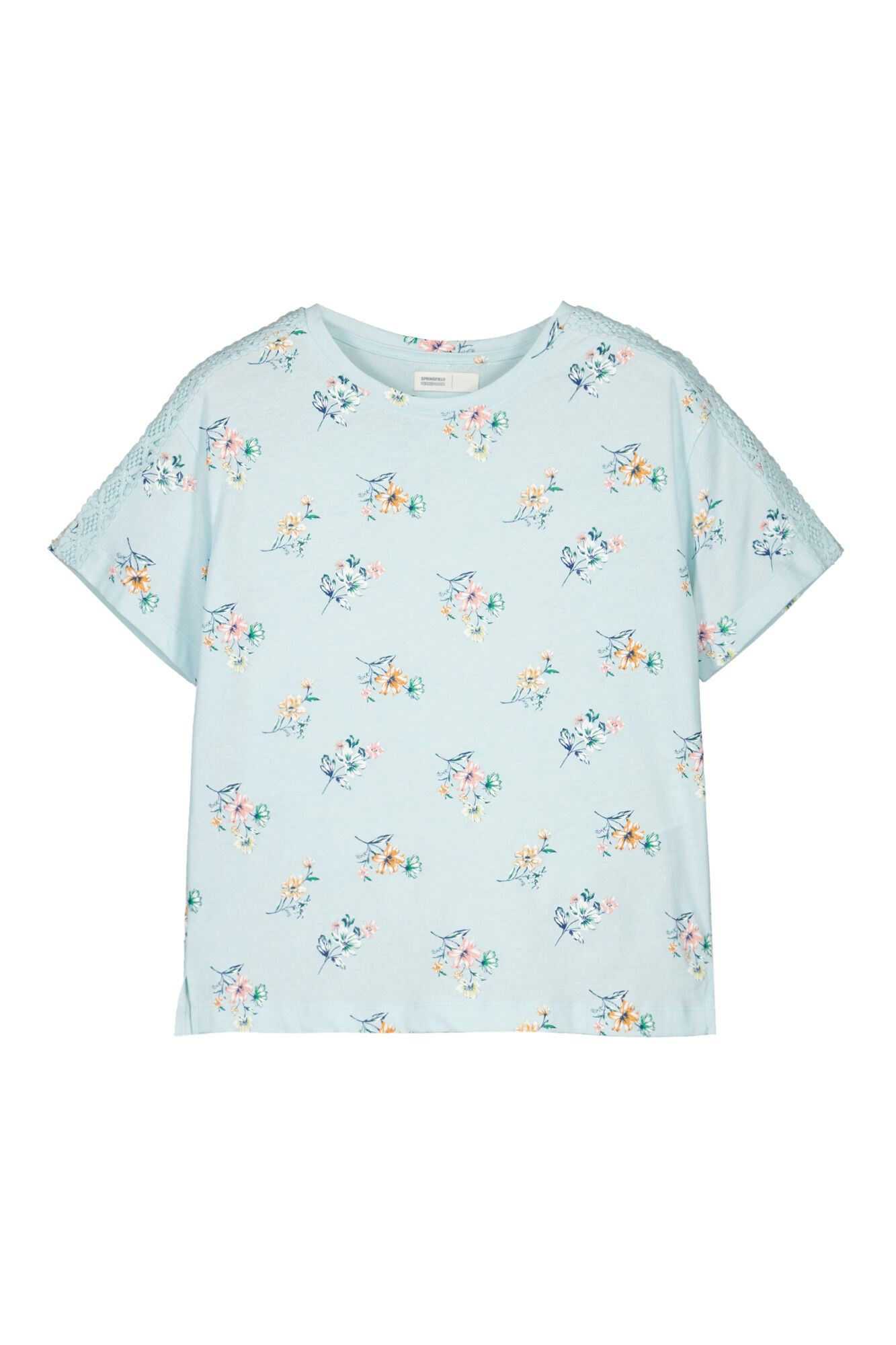 Camiseta CROC™et com estampa de ombro