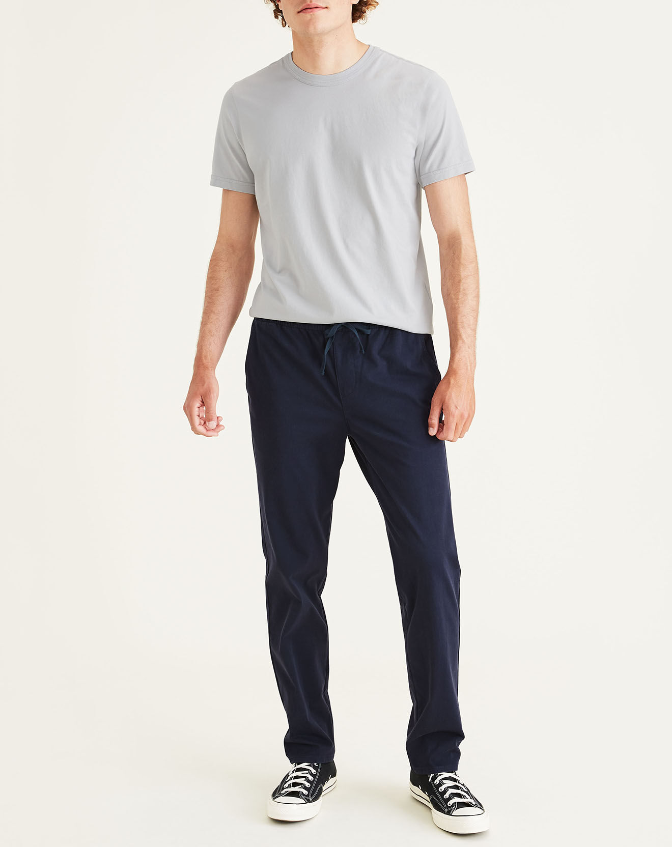 Dockers Pantalon Wonderknit Tapered bleu marine