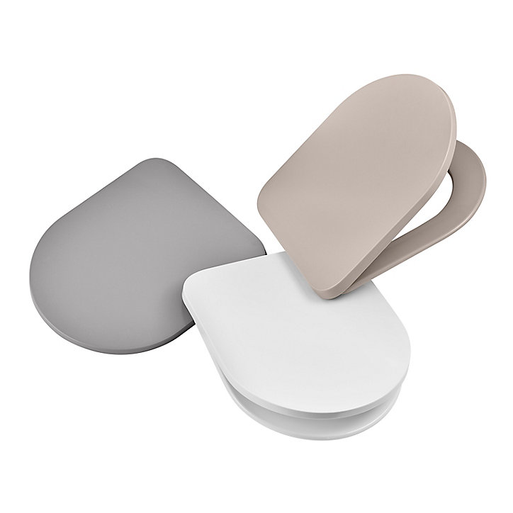 Abattant WC GoodHome duroplas Tanaro taupe