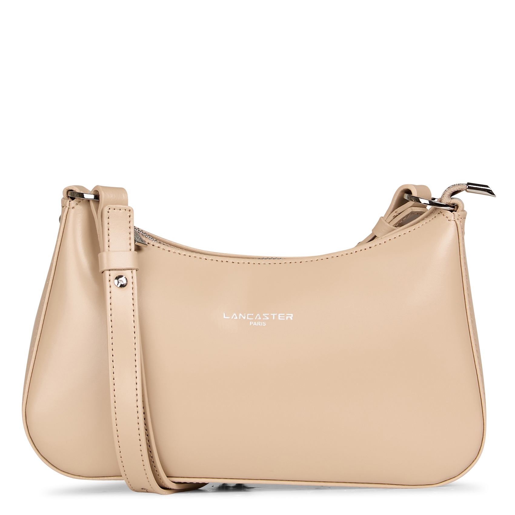 SUAVE ACE - Sac baguette en cuir lisse | Beige
